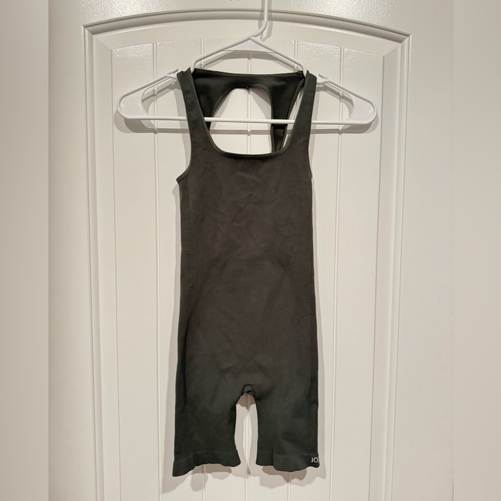 Joja synchronized bodysuit size small blueish green NWOT